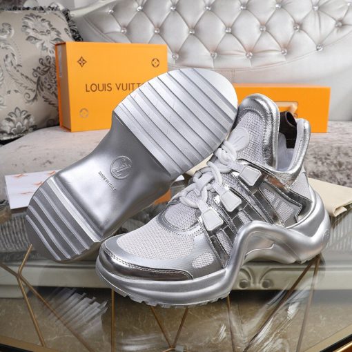 LOUIS VUITTON 'Archlight' Trainer. Original Quality Sneaker including gift box, care book, dust bag, authenticity card. This futuristic sneaker balances a springy wave-shaped outsole and an oversized tongue with a low cut around the ankle for a delicate, feminine touch. | CRIS&COCO | High quality designer bags and luxury accessories