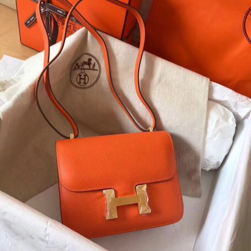 HERMÈS Constance Shoulder Bag. Authentic Quality Bag with literature, dust bag, box and authenticity card. Designed by in-house designer Catherine Chaillet, and named after her daughter, the Hermes Constance Bag is pure elegance. It features sleek lines, a fully adjustable strap, and the iconic “H” clasp. The Constance is a simply, elegant shoulder bag with a long leather strap that can be doubled. | CRIS&COCO Authentic Quality bags and Accessories