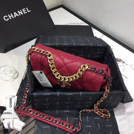 CHANEL '19' Flap Bag. High-end quality bag including gift box, literature, dust bag, authenticity card. Chanel's newest bag was designed along with Virginie Viard, and it made its debut on the runway of Paris Fashion Week earlier this year. The bag, called the Chanel 19 Bag, is aptly named after its birth year, and it is said to be inspired by the classic 2.55 bag. | CRIS&COCO Authentic Quality Designer Bags and Luxury Accessories