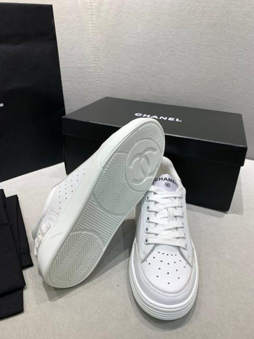 CHANEL Trainers in calfskin with Sequins. Original Quality Sneakers with gift box, booklet, and authenticity card. | Cris and Coco Authentic Quality Designer Bags and Luxury Accessories