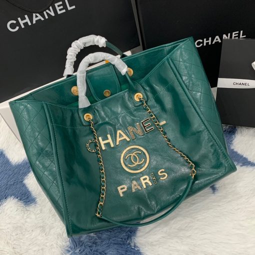 CHANEL Large Shiny Calfskin Tote Bag. Original Quality Bag, care book, dust bag, authenticity card.| Cris and Coco Authentic Quality Designer Bags and Accessories