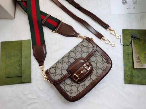 GUCCI Horsebit 1955 Mini Two Strap Bag