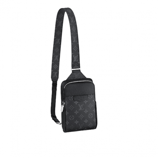 LOUIS VUITTON Outdoor Slingbag. From the latest Taigarama collection, here is the Outdoor Sling Bag, a sporty, easy-to-wear model constructed from a mix of tonal signature canvas and supple Taiga leather. Sized to carry essential goods, with a front pocket to stow ear phones or keys. The adjustable shoulder strap easily adapts for left or right carry. | CRIS&COCO Authentic Quality Designer Bags and Luxury Accessories