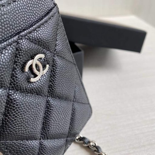 CHANEL Card Holder with Chain