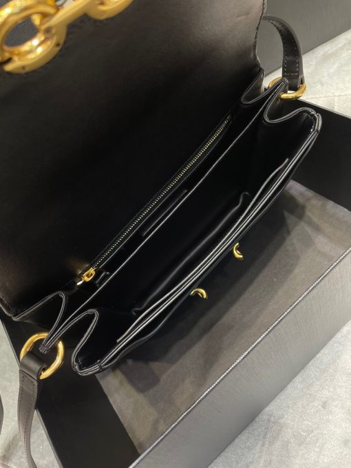 SAINT LAURENT Le Maillon Satchel In Smooth Leather.