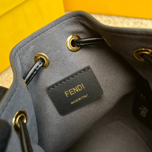 FENDI Mon Tresor Mini Bucket Bag.