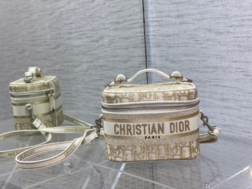 DIOR Small DiorTravel Vanity Case With Shoulder Strap.