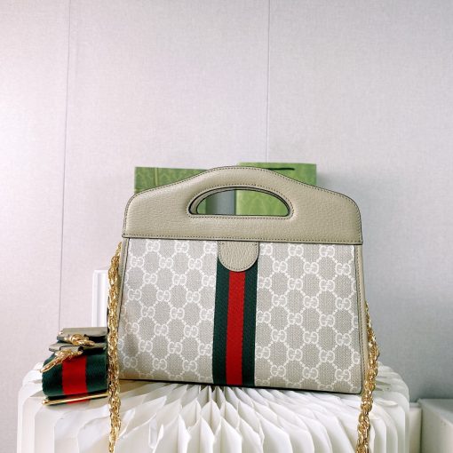 GUCCI Ophidia Small Tote With Web.