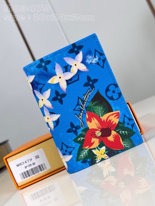 Louis Vuitton Passport Cover in vibrant Monogram Surfin’ coated canvas.