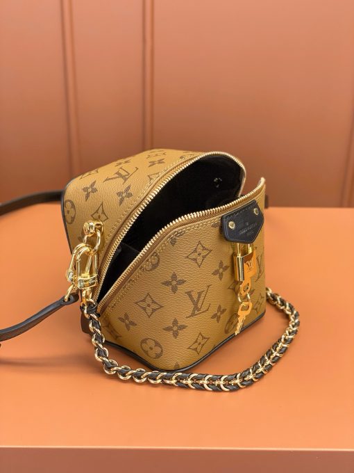 Louis Vuitton Just In Case vanity in Monogram Reverse canvas from the Spring-Summer 2024 Collection.