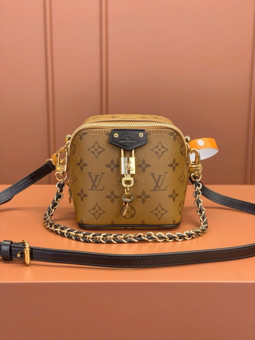 Louis Vuitton Just In Case vanity in Monogram Reverse canvas from the Spring-Summer 2024 Collection.