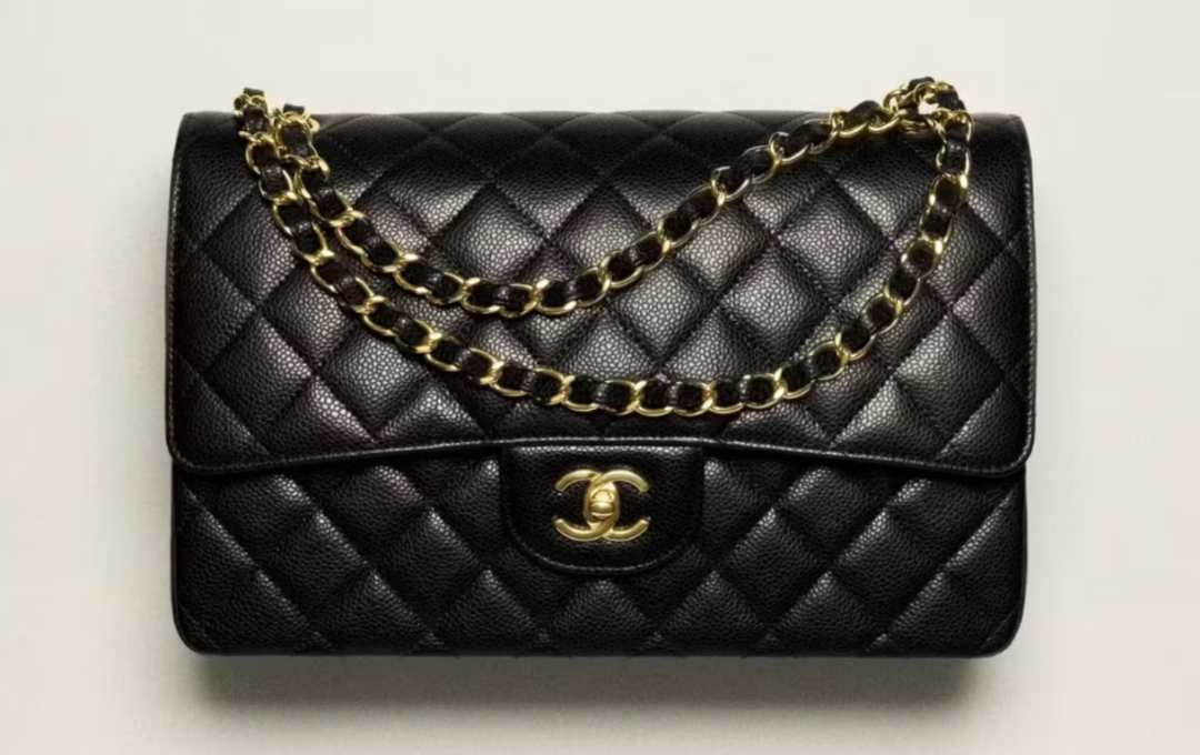 Original Chanel 2.55 Bag with Mademoiselle lock and chain strap.