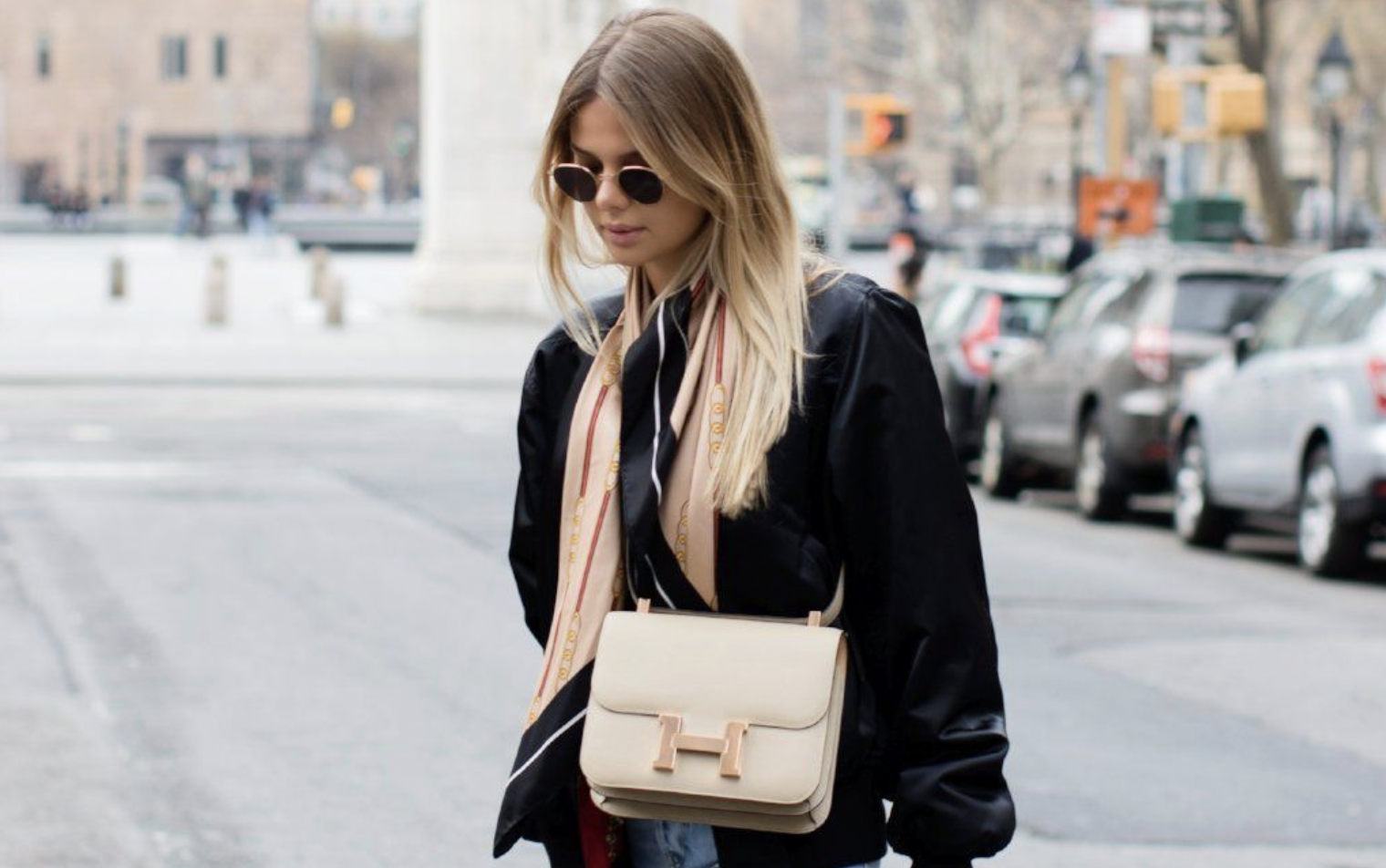 Hermès Constance bag with rose gold hardware