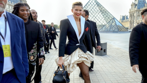 Attendee at Paris Fashion Week