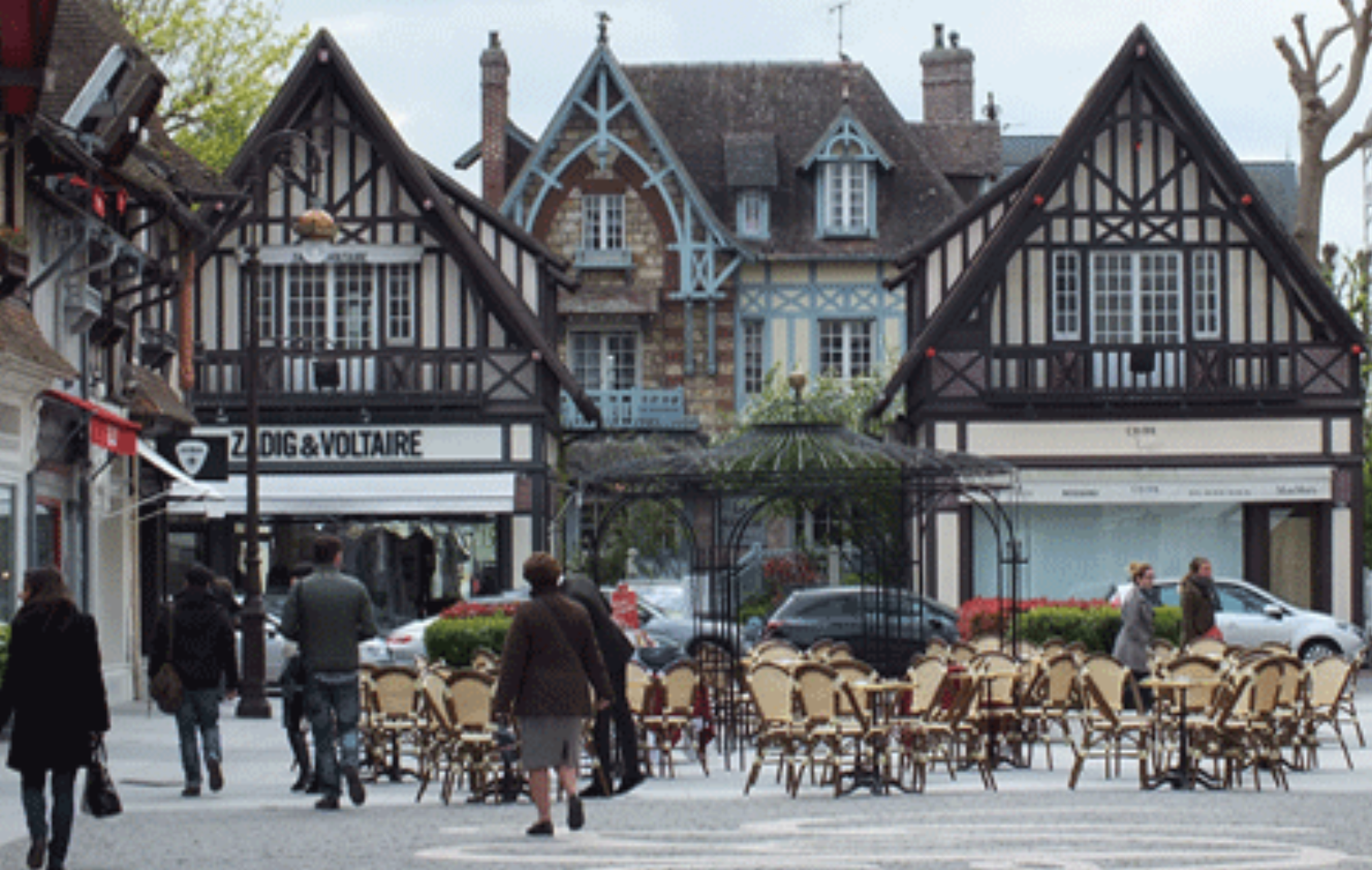 Deauville, a stunning seaside resort town in Normandy