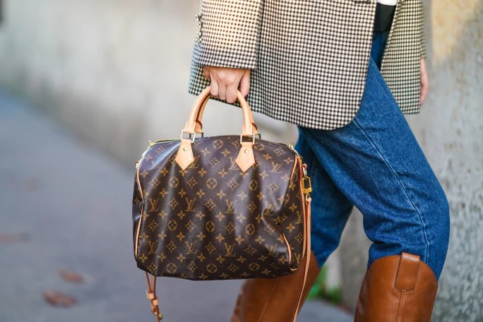 Louis Vuitton Speedy in a new colorway with fashion-forward styling