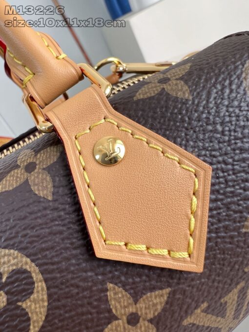 Nano Speedy Dating. Authentic quality luxury bag crafted in genuine leather comes with authenticity card, dust bag and gift bag. Love at First Carry — Your Valentine’s Day Crush. Meet the Nano Speedy Dating—a limited-edition charmer made for Valentine’s Day. Designed to spark instant love, this mini bag is crafted from LV’s iconic Monogram coated canvas, accented with rich cowhide leather and gleaming gold-tone hardware. Its playful silhouette holds just the essentials, perfect for a romantic day out or a stylish everyday moment. Whether worn cross-body or carried by hand, the Nano Speedy Dating is the sweetest way to say je t’aime—to someone special or yourself.