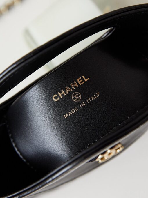 31 Nano Shopping Bag. Authentic quality luxury bag crafted in genuine leather comes with authenticity card, dust bag and gift bag. Small in size, grand in statement.  A miniature marvel that captures the sophistication of *ANEL in its most playful form. Crafted with meticulous precision, this petite icon merges the timeless spirit of the *ANEL 31 with a modern twist on everyday elegance. Designed in supple lambskin and finished with gleaming gold-tone hardware, the Nano 31 doesn’t just carry your essentials — it carries your attitude. Whether worn crossbody, by hand, or dangling from the crook of your arm, this charming piece elevates every ensemble with a whisper of Parisian chic. Perfect for a night out or a day in the spotlight, it’s not just a bag — it’s your boldest accessory in its most compact form. Because luxury doesn't need to shout. Sometimes, it just needs to charm.