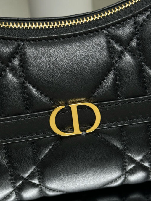 Cigale Mini Bag. Authentic quality luxury bag crafted in genuine leather comes with authenticity card, dust bag and gift bag. A Contemporary Classic in the Making. Meet the latest gem in the Miss Caro line: the *ior Cigale Mini Bag—a sleek, structured piece that blends timeless elegance with modern attitude. Crafted in supple lambskin and elevated by bold Macrocannage topstitching, this petite powerhouse exudes refined femininity from every angle. The standout tonal strap, adorned with an antique gold-finish CD signature, adds a sculptural touch to its streamlined silhouette. A secure zip compartment keeps your essentials close, while the adjustable leather strap offers effortless over-the-shoulder chic. Lightweight, luxurious, and unmistakably *ior—this is the mini bag that delivers big on style. Miss Caro’s modern muse has arrived.