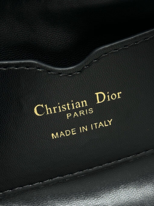 Cigale Mini Bag. Authentic quality luxury bag crafted in genuine leather comes with authenticity card, dust bag and gift bag. A Contemporary Classic in the Making. Meet the latest gem in the Miss Caro line: the *ior Cigale Mini Bag—a sleek, structured piece that blends timeless elegance with modern attitude. Crafted in supple lambskin and elevated by bold Macrocannage topstitching, this petite powerhouse exudes refined femininity from every angle. The standout tonal strap, adorned with an antique gold-finish CD signature, adds a sculptural touch to its streamlined silhouette. A secure zip compartment keeps your essentials close, while the adjustable leather strap offers effortless over-the-shoulder chic. Lightweight, luxurious, and unmistakably *ior—this is the mini bag that delivers big on style. Miss Caro’s modern muse has arrived.