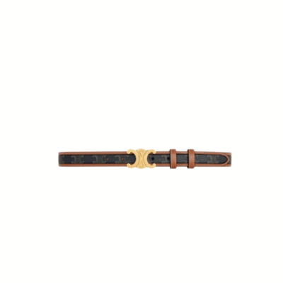 Border Triomphe Belt. Authentic quality luxury bag crafted in genuine leather comes with authenticity card, dust bag and gift bag. Where Parisian Precision Meets Effortless Elegance. The Border Triomphe Belt embodies Parisian refinement in its purest form. Crafted from luxurious smooth calfskin, this elegant accessory is framed by subtle contrasting borders that highlight its sleek lines and meticulous craftsmanship. At its center, the iconic Triomphe buckle—an emblem of *ELINE’s timeless heritage—adds a touch of golden sophistication. Whether paired with tailored trousers, a flowing dress, or high-waisted denim, this belt transforms any outfit into a statement of effortless elegance. A true symbol of quiet luxury, the Border Triomphe Belt is the ultimate finishing touch for those who appreciate understated glamour and modern French allure.
